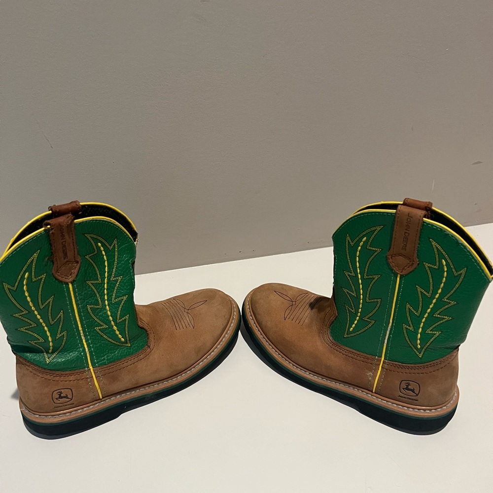 John Deere Youth Size 3M Cowboy Boots